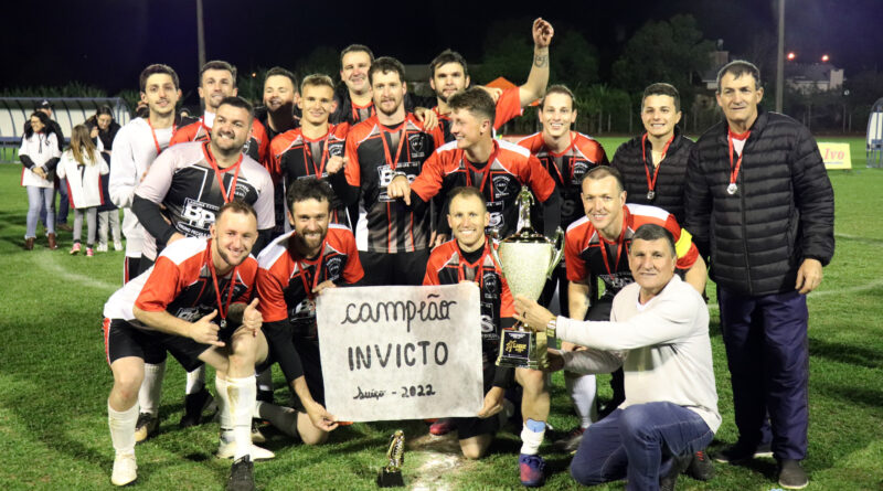 Pela categoria livre a equipe Bela Vista conquistou o título de campeão desta edição