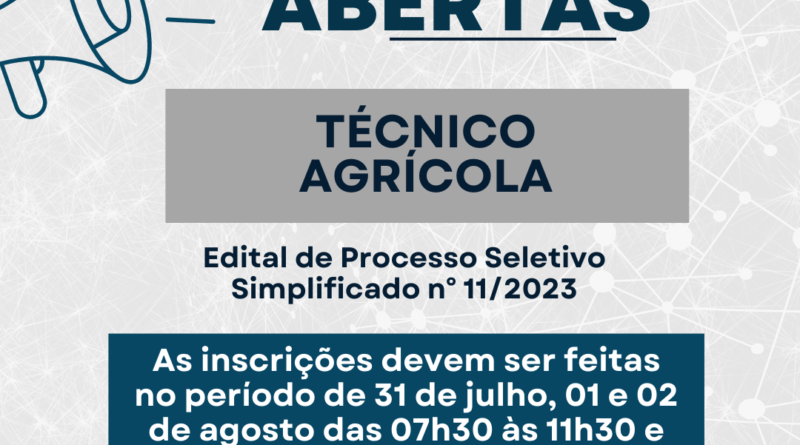 EDITAL PRONATEC Nº 07/2023